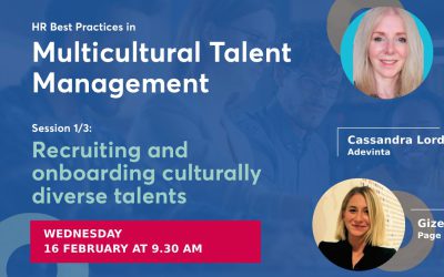 Multicultural Talent Management: Recruiting and onboarding culturally diverse talent